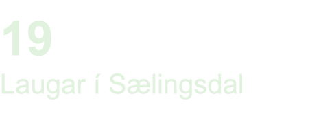 19 Laugar  S lingsdal