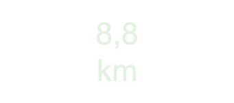 8,8 km